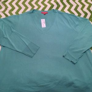 Brand new, cute, long-sleeved v-neck sweater